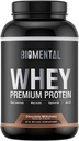 Biomental Chocolate Whey Protein Powder - Rich Flavor for Muscle Growth & Recovery - Premium Fitness Nutrition Suplemento - Zero Artificial Flavors & Sweeteners - Protein Suplemento 2 libras
