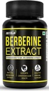 Berberine Extract 500mg Capsules Silencio Estándarizado para min 98% Berberine Extract Silencio Natural Berberine Extract Highly Purified & Bioavailable (60 cápsulas)