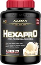 ALLMAX Nutrition HEXAPRO, French Vanilla - 5 lb - 25 Grams of Protein Por Serving - 8-Hour Sustained Release - Zero Sugar - 52 Servimientos