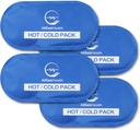Reutilizable Hot and Cold Gel Ice Packs for Injuries  durable Cold Compress, Ice Pack, Gel Ice Packs, Cold Packs for Injuries,10.5 x 5 Inch (4 Pack)