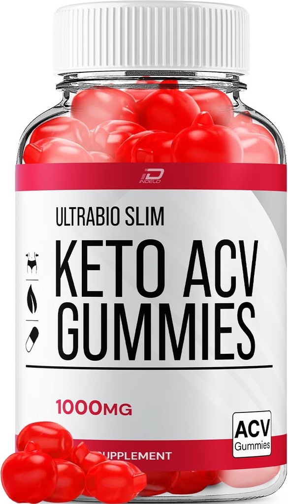 Ultra Bio Slim Keto Plus ACV Gummies Suplemento dietético - UltraBio Slim Keto Manzana Vinagre Gummies Críticas, máxima potencia BioSlim Gummies para la gestión avanzada del peso (1 Pack - 60 Gummies)