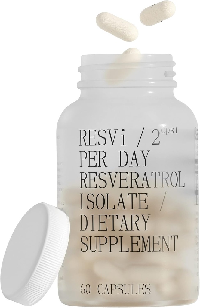FOREVER YOUNG RESVi TEN 600 mg Trans Resveratrol Antioxidant Nutritional Dietary Supplement Silencio Vegetarian Healthy Ageing Capsule Silencio Manufactured in Greece ⋅ Bottle of 60 Vegan Capsules (30 Servings)