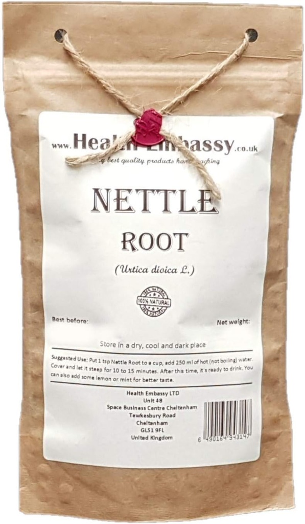 Health Embassy Nettle Root (Urtica dioica) 100% Natural (50g)