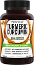 Curcumina Turmérica con BioPerine Black Pepper & 95% Curcuminoids, 1965mg, Absorción Máxima para Soporte Conjunto, Capsules Turméricos no GMO, Made in USA - 90 Veg Caps