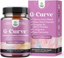 G-Curve Breast and Butt Enhancer Pills May Support Voluptuous Curves - Herbal Enhancement Pills with Horny Goat Weed for Women Saw Palmetto Extract and L-Arginine *Resultados May Vary