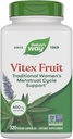 Camino de la Naturaleza Fruto Vitex, Ciclo de Menstrual Tradicional*, Apoyo Tradicional de la Salud de la Mujer*, Chasteberry, Vegan, 320 Capsules (Paquete May Vary)