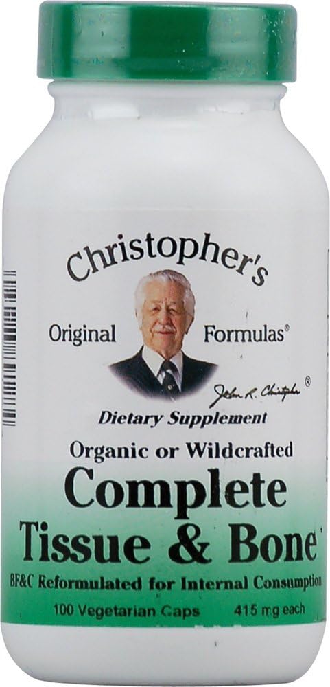 Las Fórmulas Originales del Dr. Christopher Tissue y Bone Fórmula Capsules, 100 Cuenta, 440 mg Cada