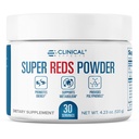 Efectos clínicos Super Reds Polvo - Superfood Powder Antioxidante Bebida - Polyphenols Suplemento con Probióticos para Energía, Inmunidad y Salud Gut - 30 Servimientos