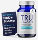 TRU NIAGEN Patented Extra Strength NAD Supplement for Brain Function, Anti Aging, Cell Regeneration | Supports Cellular Energy | Nicotinamide Riboside (NR) | 30-1000mg Servings (2x500mg, Take 2 Daily)
