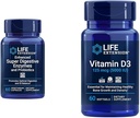 Ampliación de vida 60-Count Super Digestive Enzymes & 5000 UI Vitamina D3 cápsulas para la digestión, hueso, cerebro, salud inmune