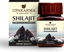 Upakarma Ayurveda 100% puro Shilajit 90 cápsulas para fuerza, resistencia, apoyo inmunológico, fuente natural de ácido fúlvico " Trace Minerals-1000 MG para 2 cápsulas (Dosis diaria), 45 días de suministro - paquete de 1
