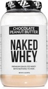 NAKED Whey Chocolate Peanut Butter Protein Powder, Grass Fed Whey, No GMO, No Soy y Gluten Gratis. Nada Artificial, Aid Growth and Recovery - 21 Servings