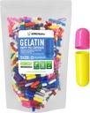 XPRS Nutra Size 0 Empty Capsules - 1000 Count Empty Gelatin Capsules - Pills DIY Capsule Filling - Pure Bovine Pill Gel Caps for Do-It-youself Supplements (Multi Color)