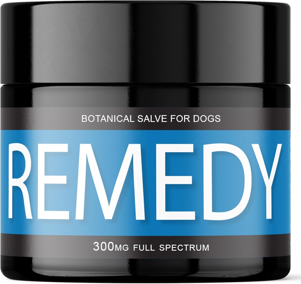 Remedy - Pelota de perros con cáñamo Aceite - Bombas, Bombas, Calentadores, " Etiquetas de la piel - Natural Crecimiento Soporte Salve