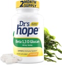 Beta 1,3D Glucan 500mg 120 Capsules, Beta Glucan Immune Support Supplement Promotes Healthy Energy Levels, Increase Metabolism and a Good Immune System Support, Made in The USA
