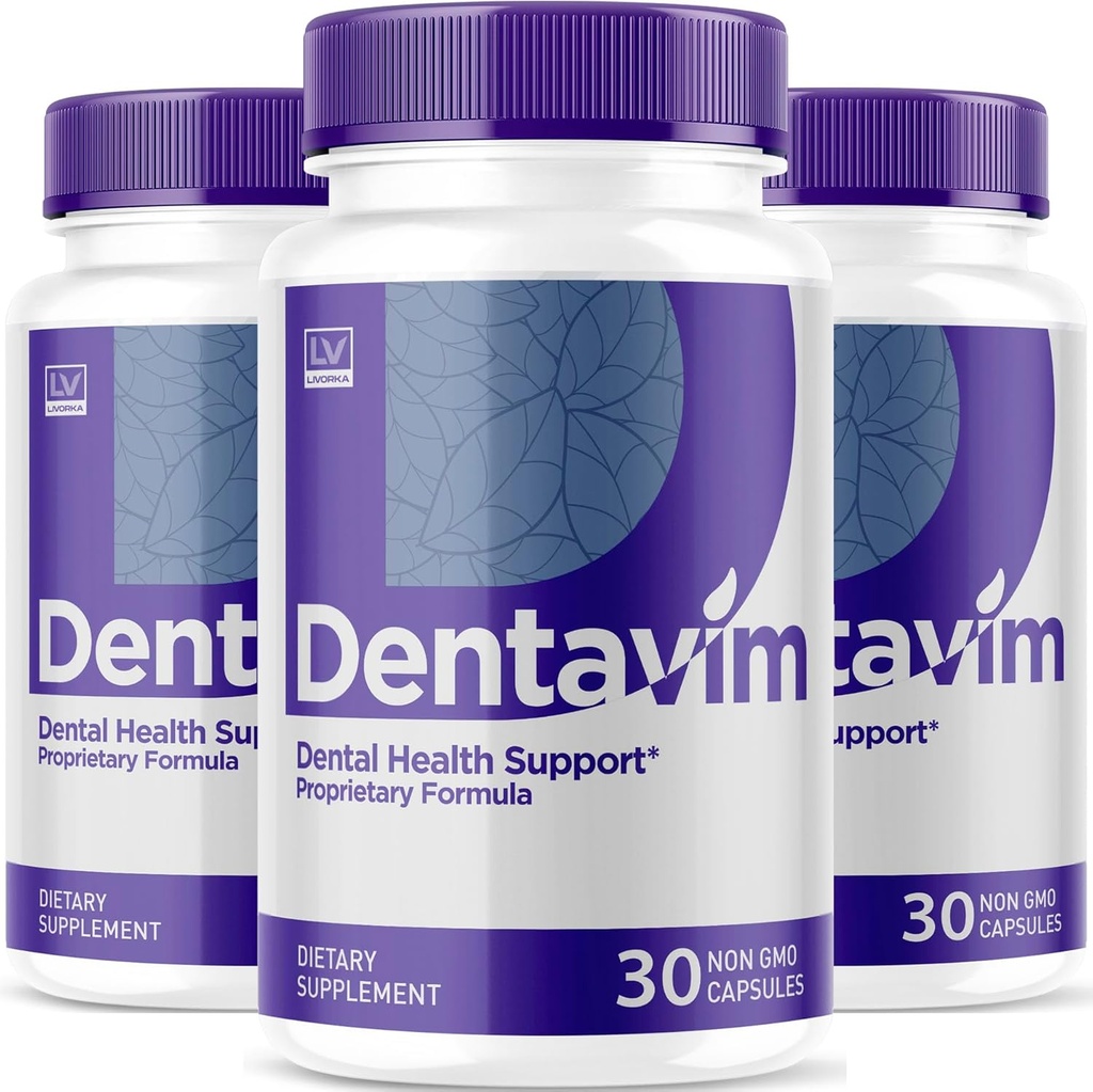 (3 Pack) Dentavim, Dentavim Capsules, Dentavim Advanced Formula Pills, Dentavim Todas las vitaminas naturales para la protección oral, Dentavim Reseñas, 90 cápsulas para 3 meses