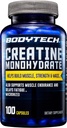 BODYTECH Creatine Monohydrate Capsules a Micronized a Supports Muscle Strength, Mass, and Endurance (100 cápsulas)