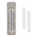 Potasio Iodide Starch Oxidizer Test Paper [Vial of 100 Strips] for Chlorine, Iodine and Peroxide Detection - NO for Testing The Body