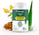 Laxantes naturales para el alivio del estreñimiento – Gentle Colon Cleanse with Probiotics & Fiber – Supports Digestive Health – Fast Acting for Women &amp; Men – 30 Capsules – Happy Poo