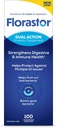 Probióticos Florastor para Salud Digestiva e Inmune, 100 cápsulas, Probióticos para Hombres Mujer, Ayuda a Flush Out Bad Bacteria, Boosts El Bien con Nuestro Único Saccharomyces Boulardii