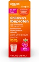 Cuidado básico Suspensión oral de los niños Ibuprofeno 100 mg, Berry, 4 fl oz (Pack of 1)
