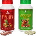 Frutas y verduras Suplemento Ingredientes Naturales – 2 Botellas 180 Capsules Vegetarianos Totales Saldo de Natural 16+18 Frutas enteras &amp; Veggies Blend ← Fórmula de Superalimentos Fresco con Vitaminas y Minerales