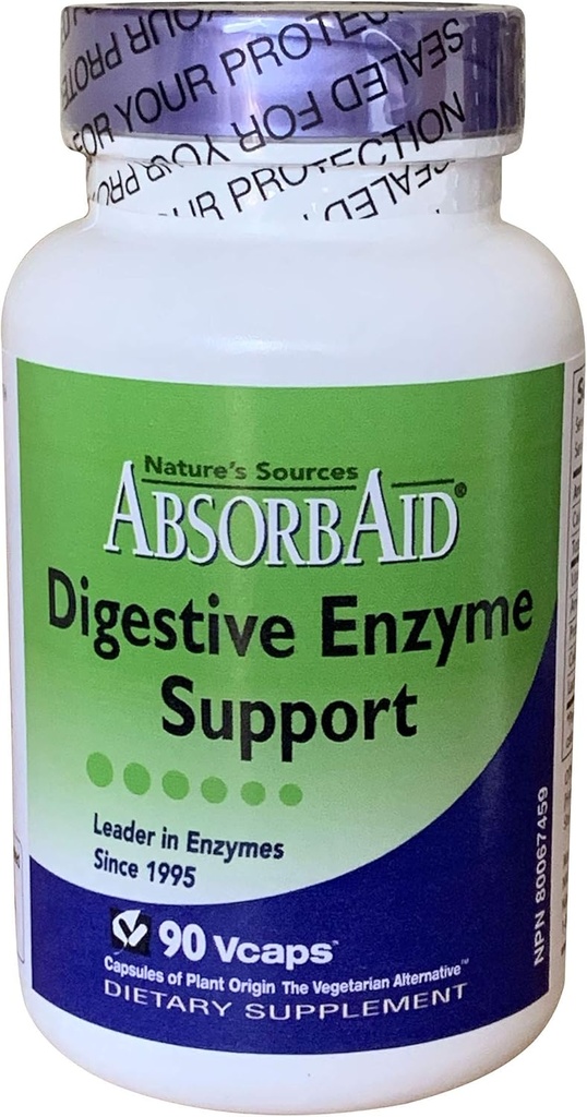 Fuentes AbsorbAid - 600 mg - 90 cápsulas vegetarianas