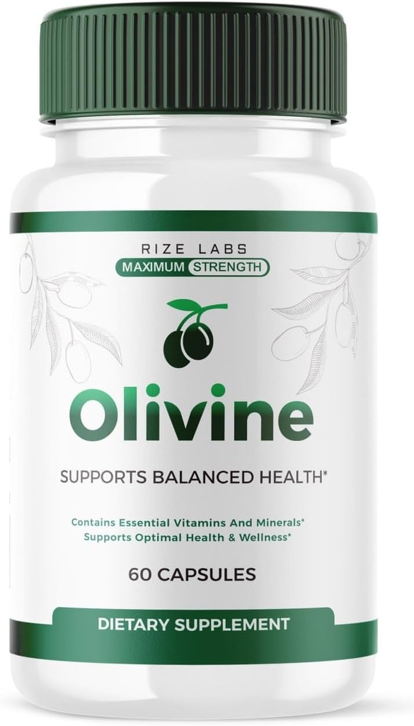 rize labs (Official Olivine Weight Loss Supplement, Superfood Capsules for Total Body Wellness and a Healthy Lifestyle, Pills for Leaner Physique, Oli Vine Reviews, Advanced (60 cápsulas)