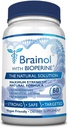 Fungavir Brainol - Suplemento de Apoyo Cerebral dirigida - B Vitaminas, Magnesio, Aminoácidos, St. John's Wort, Phosphatidylserine, Ginkgo Biloba - Vegan-Friendly - 60 cápsulas - 1 mes de suministro