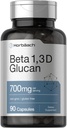 Horbäach Beta Glucan 1 3D 700 mg TENIDO 90 cápsulas ANTE Beta 1,3, 1,6 D Glucan ANTE No GMO, Gluten Suplemento gratuito