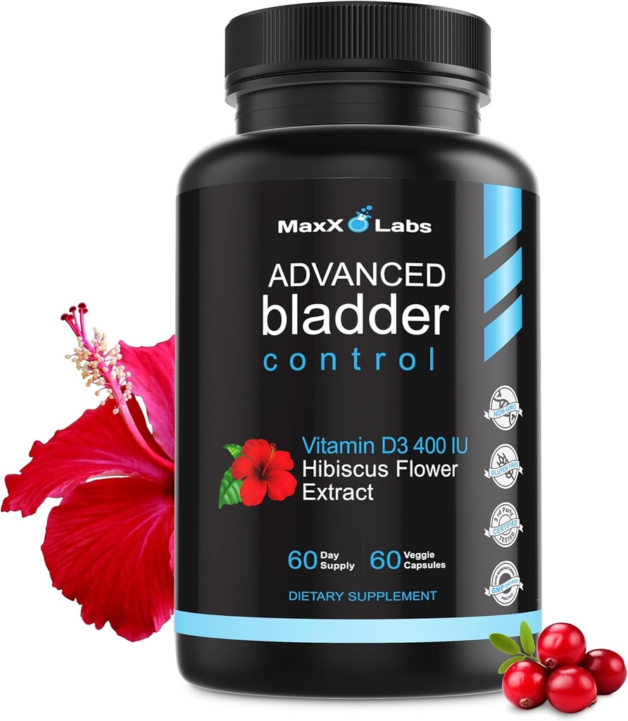 Suplementos avanzados de control de vejiga para Hombres - Asistencias Urinary Tract Health - Ayuda a la infección por vejiga hiperactiva y tracto urinario - Píldoras de arándano w / extracto de aceite de semilla de calabaza