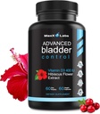 Suplementos avanzados de control de vejiga para Hombres - Asistencias Urinary Tract Health - Ayuda a la infección por vejiga hiperactiva y tracto urinario - Píldoras de arándano w / extracto de aceite de semilla de calabaza