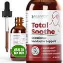 Rejuvica Health Total Soothe - Advanced Occasional Headache Support Supplement - Liquid Delivery for Better Absorption - Feverfew, Riboflavin, Butterbur, Black Pepper &amp; More!