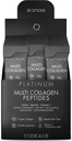 Codeage Multi Collagen and Biotin 10,000 mcg + Vitamin C, B6 & D3, Keratin, Hyaluronic Acid, Niacin, 18 Amino Acids - Stick Packs Supplement - 5 Types Collagen Protein – 30 Powder Packets