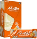 NuGo Protein Bar, Orange Smoothie, 11g Protein, Gluten Free, 15 Conde