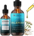 Extracto de la raíz de Valerian – Tintura de Slеp – Hecho en EE.UU. Herb Sleеp Suplemento - Valerian Root Drops 2 Fl Oz