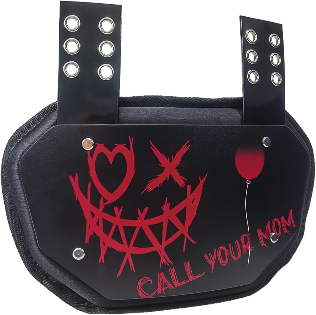 Deportivo Football Back Plate Football Backplates para los pads de hombro Football, Rear Protector Bajo Pads para jugadores de fútbol, Los respaldos inferiores serán seguros y elegantes con este robusto backplate.