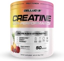 Célula Cretino Polvo, Sabor de Fruto - Aumenta la fuerza, Lean Muscle Mass &amp; Endurance, Micronized Creatine for Fast Absorption, 5g Creatine per Serving, 50 Servings