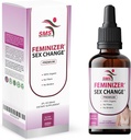 Feminizer by SMS, Pueraria Mirifica Drops for Estrogen | Premium Grade | Herbal Liquid Extract | Non-GMO, Organic, Vegan, Alcohol Free Tincture | 2 Fl Oz (60ml) | for Trans Women Ladyboy LGBT