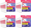 WoundSeal Powder 4 Cada uno (Pack of 4) - Cuidado de heridas Primeros auxilios para cortes, escrapes y abrasiones - deja de sangrar en segundos sin manchas o bandages