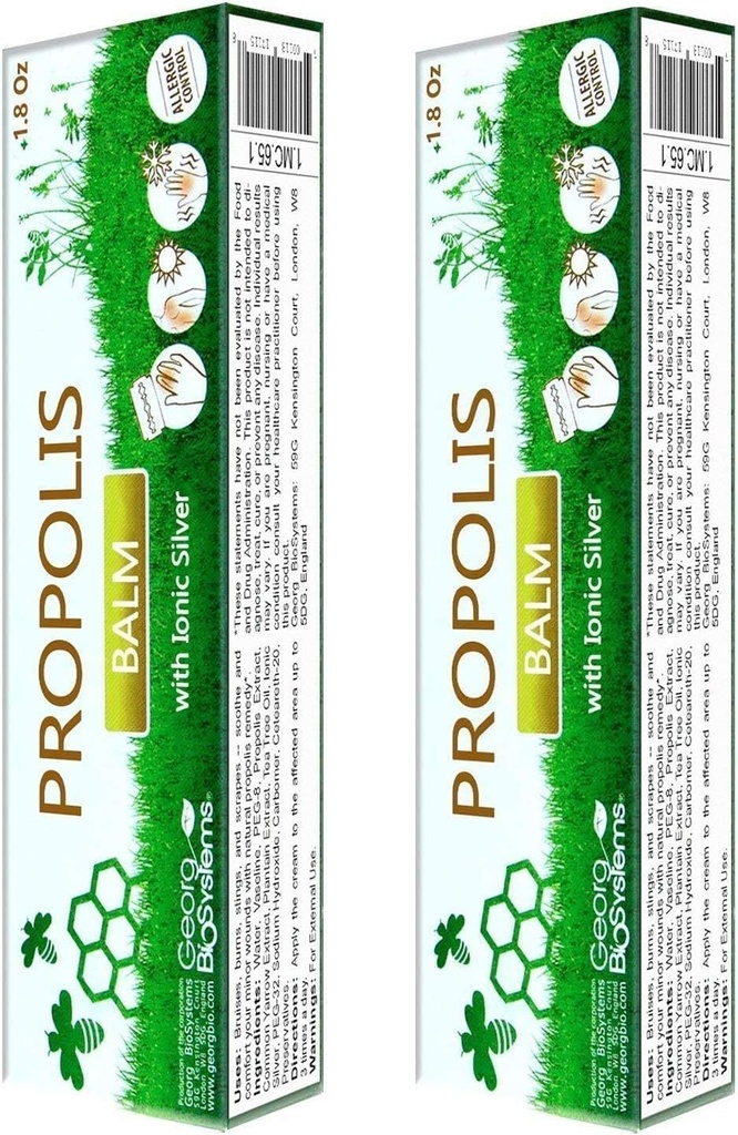 Juego de 2 Balm Propolis con Plata Iónica 30g/1 Oz
