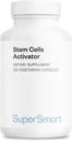 Supersmart Stem Cells Activator (Fórmula Avanzada) - con Astragaloside, Fuidocan - Natural Stem Cells Supplement TEN Non-GMO & Gluten Free - 120 Vegetarian Capsules