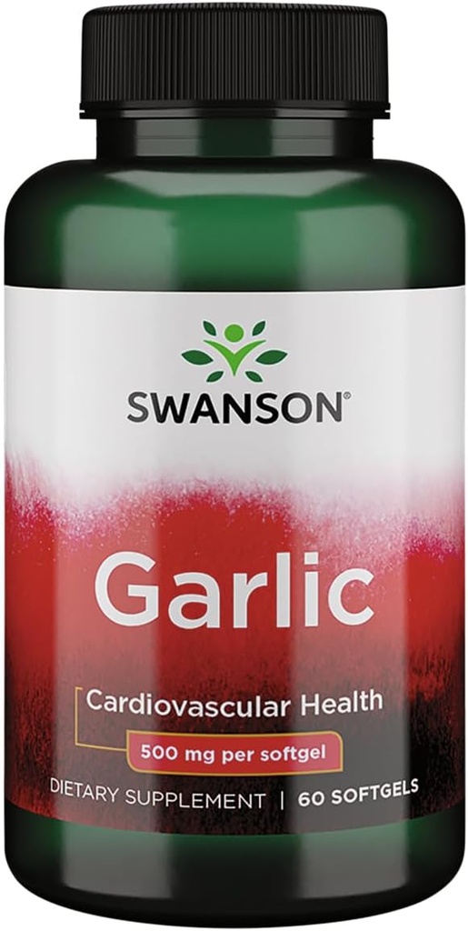 Swanson Garlic 500 Milligrams 60 Sgels