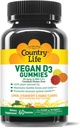 COUNTRY LIFE Vegan D3 Gummies, 60 Conde