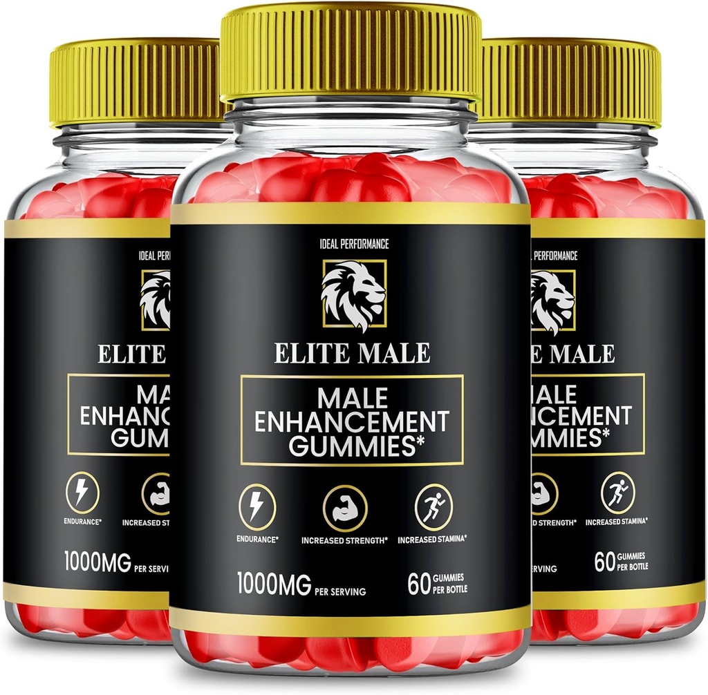 EliteMale Gummies, EliteMale Gummy, EliteMale All Natural Gummies, EliteMale - Maximum Strength, EliteMale Performance, EliteMale Gummies Oficiales, EliteMale Advanced Gummy Reviews (3 Pack)