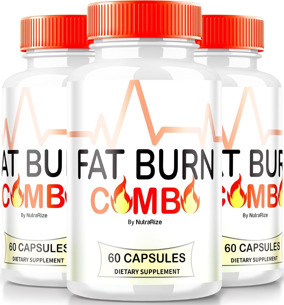 (3 Pack) Fat Burn Combo Capsules, FatBurn Combo Keto Formula, All Natural Weight Loss Suplemento al Achieve Healthy-Looking Body, Keto Fitness Pills, Comentarios Oficiales (180 cápsulas)