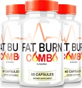 (3 Pack) Fat Burn Combo Capsules, FatBurn Combo Keto Formula, All Natural Weight Loss Suplemento al Achieve Healthy-Looking Body, Keto Fitness Pills, Comentarios Oficiales (180 cápsulas)