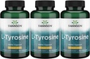 Swanson L-Tyrosine - Suplemento de Aminoácidos Promoviendo el apoyo al estrés, la función cognitiva - Ayuda a apoyar la salud cerebral general - (100 cápsulas, 500 mg cada uno) 3 Pack