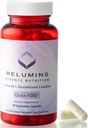 Relumins L Glutathione Suplemento Complejo - Reducido Glutathione 1000mg con ácido lipoico alfa &amp; Rose HIPS Capsules for Nourished " Smoother Skin, Made in USA - 60 caps