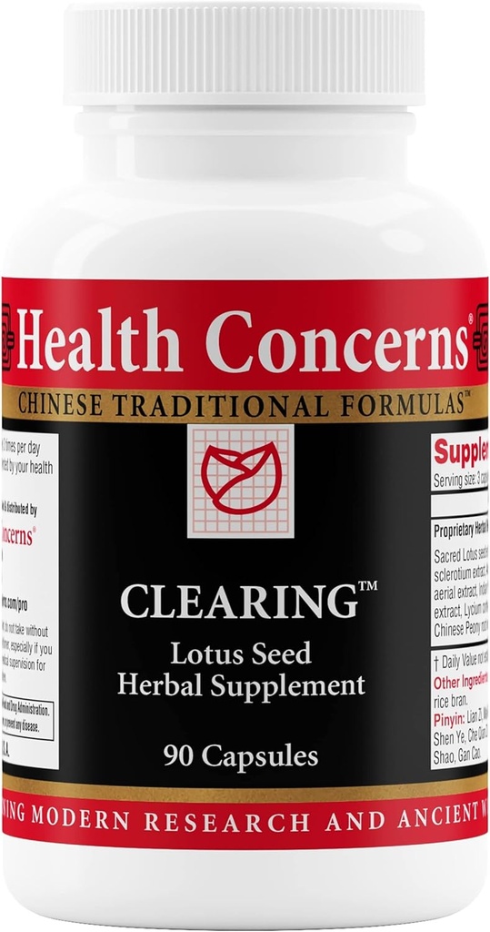Salud: Salud reproductiva: Apoyo a la salud reproductiva de las mujeres – Suplemento herbal de la semilla de Lotus – Detox, Salud Vaginal, Apoyo UTI – Fórmula china tradicional – 90 cápsulas